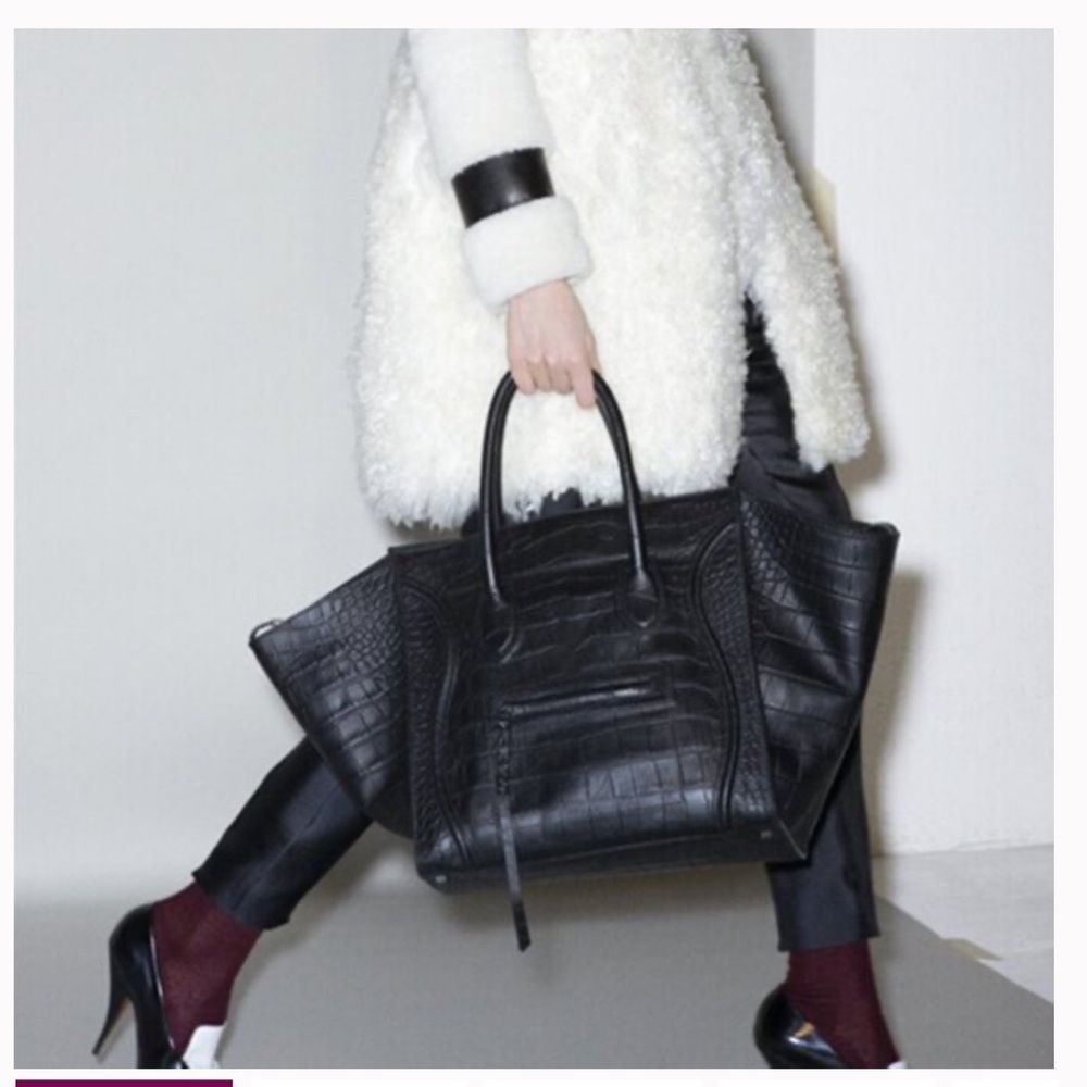 Embossed PYTHON Celine Bag